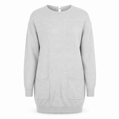 Womens UK Size 10 Amara Reya Grey Pullover Jumper