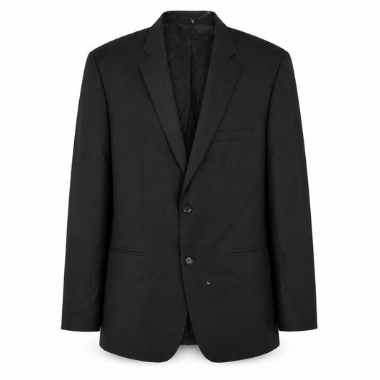Zara Man Black Blazer, Men's 42, Two-Button Jacket