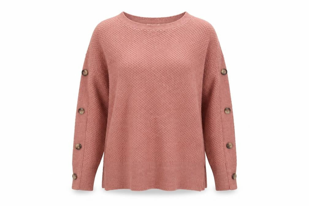 Womens UK Size M Monsoon Pink Pullover Jumper