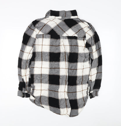 M&Co Women's Check Button-Up Shirt - Size 14