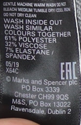 Womens UK Size 18 Marks and Spencer Grey Basic T-Shirt