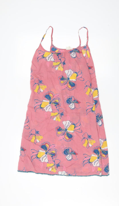La Fiancée Du Mekong Women Floral Slip Dress Pink Size 12
