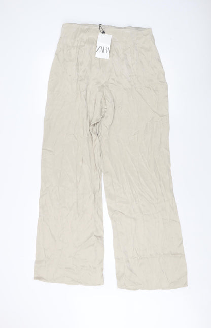 Womens UK Size M Zara   Beige Trousers