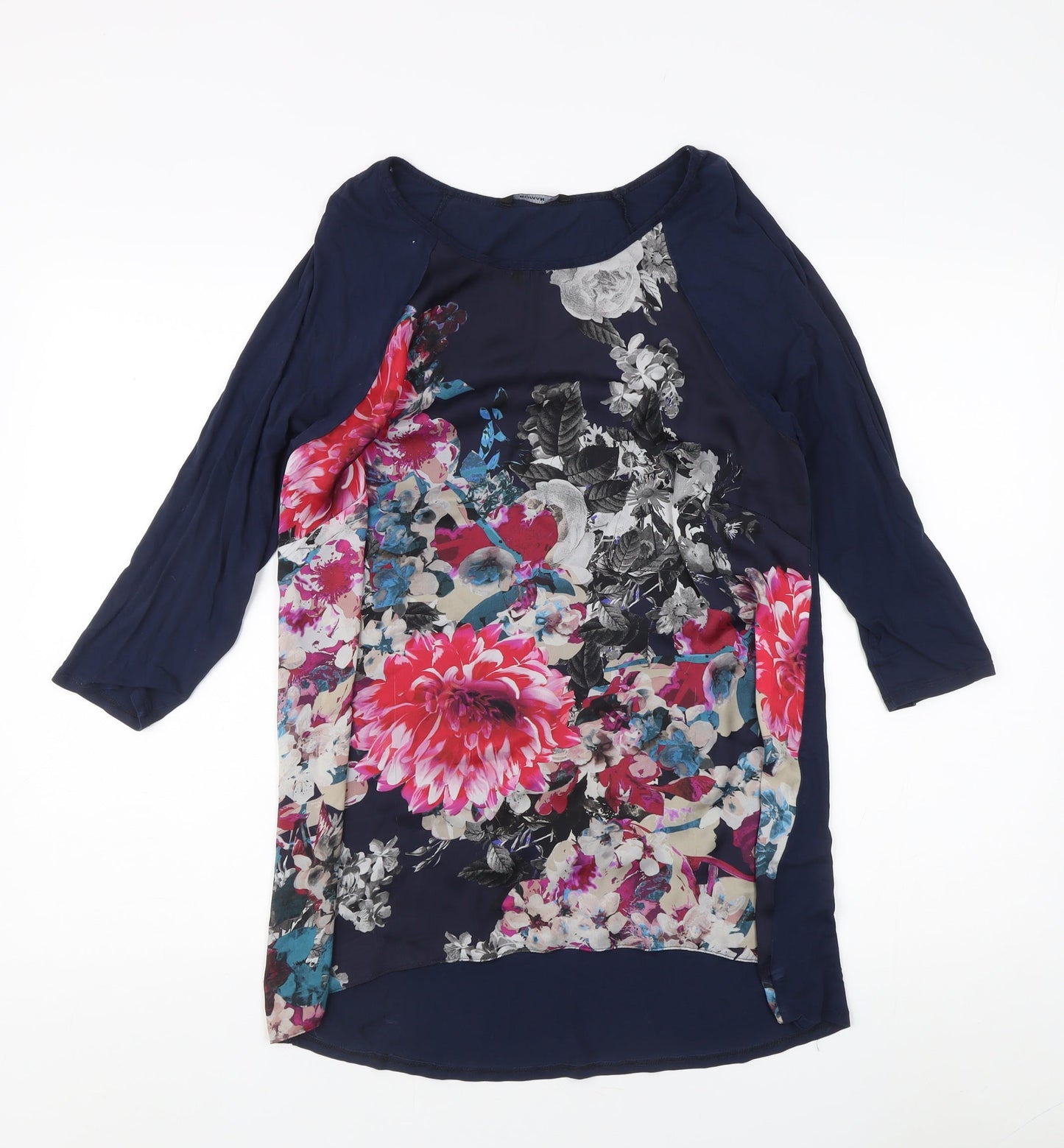 Womens UK Size 12 Roman Multicoloured Tunic Blouse