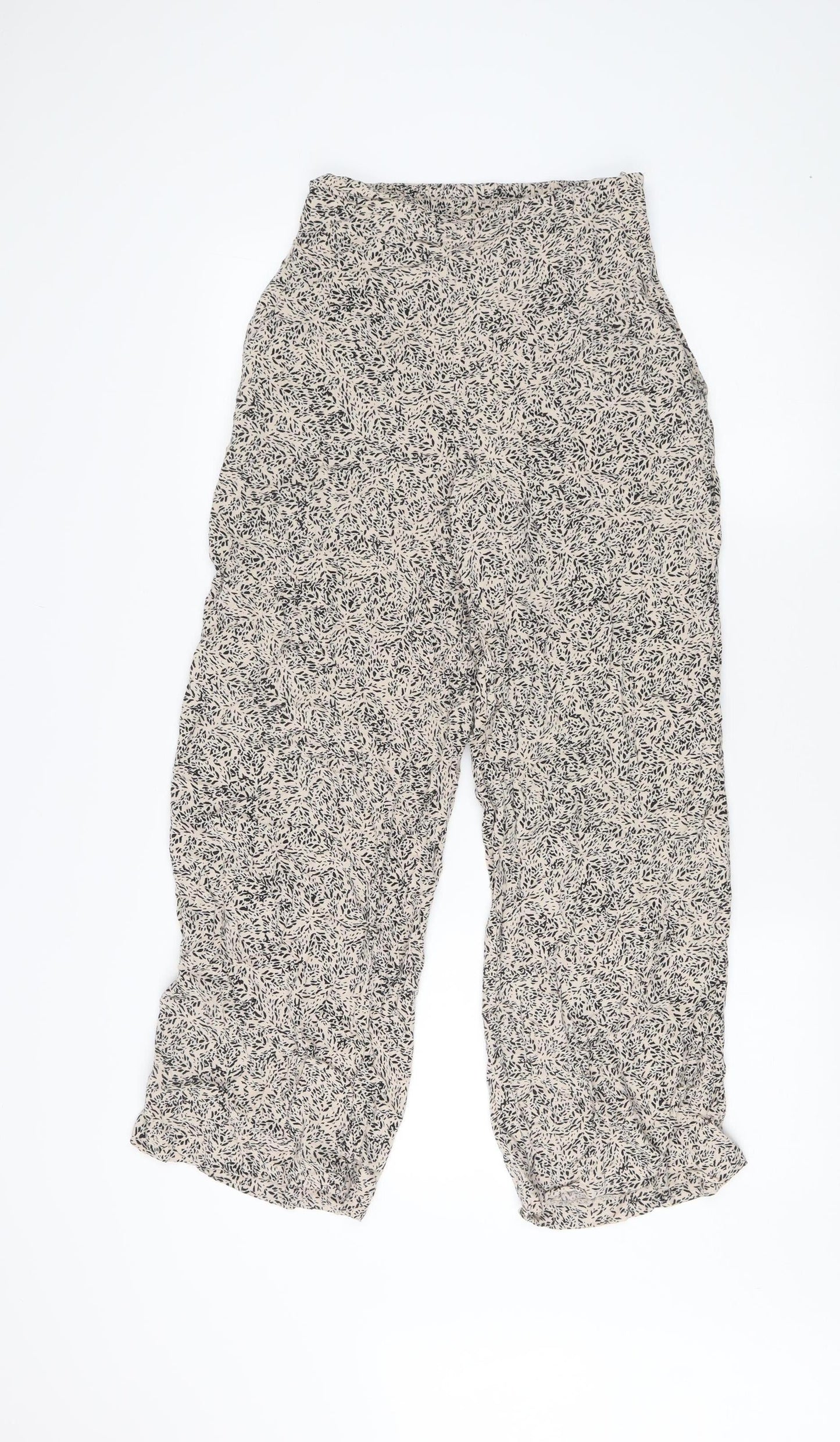 WEEKDAY Women's Size 8 Wide-Leg Trousers Multicoloured