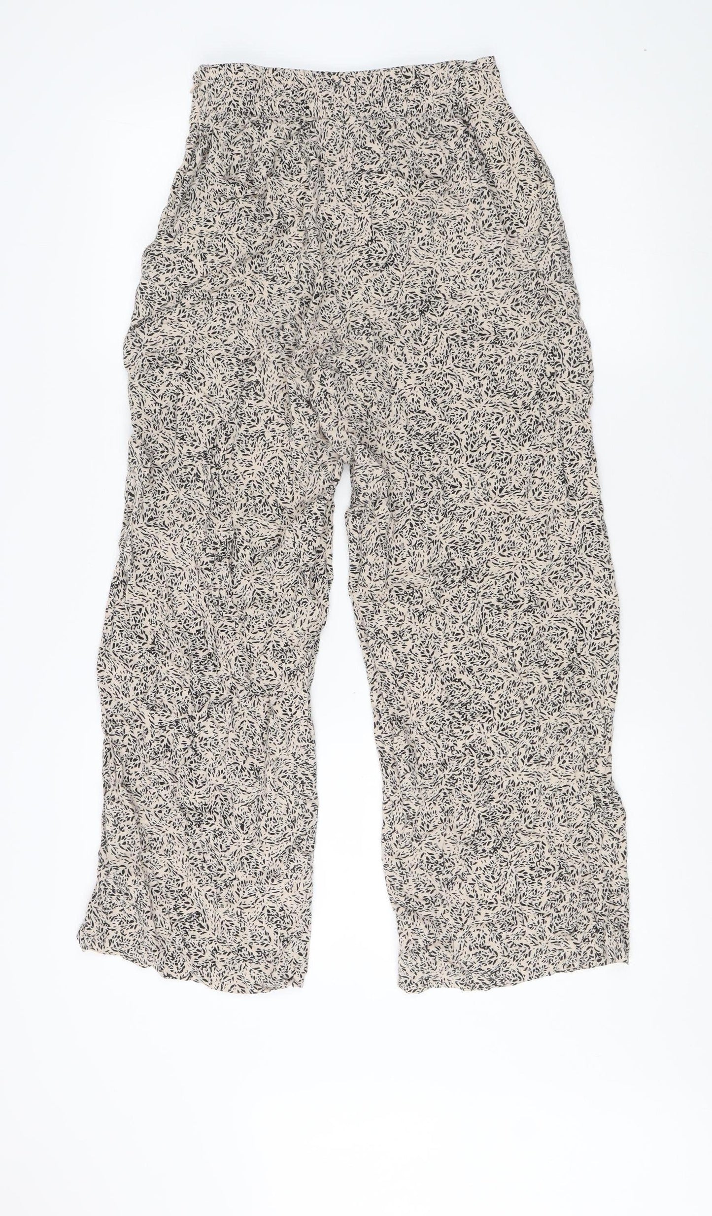 WEEKDAY Women's Size 8 Wide-Leg Trousers Multicoloured