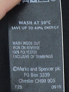 Marks and Spencer Women's Red Floral V-Neck Dress