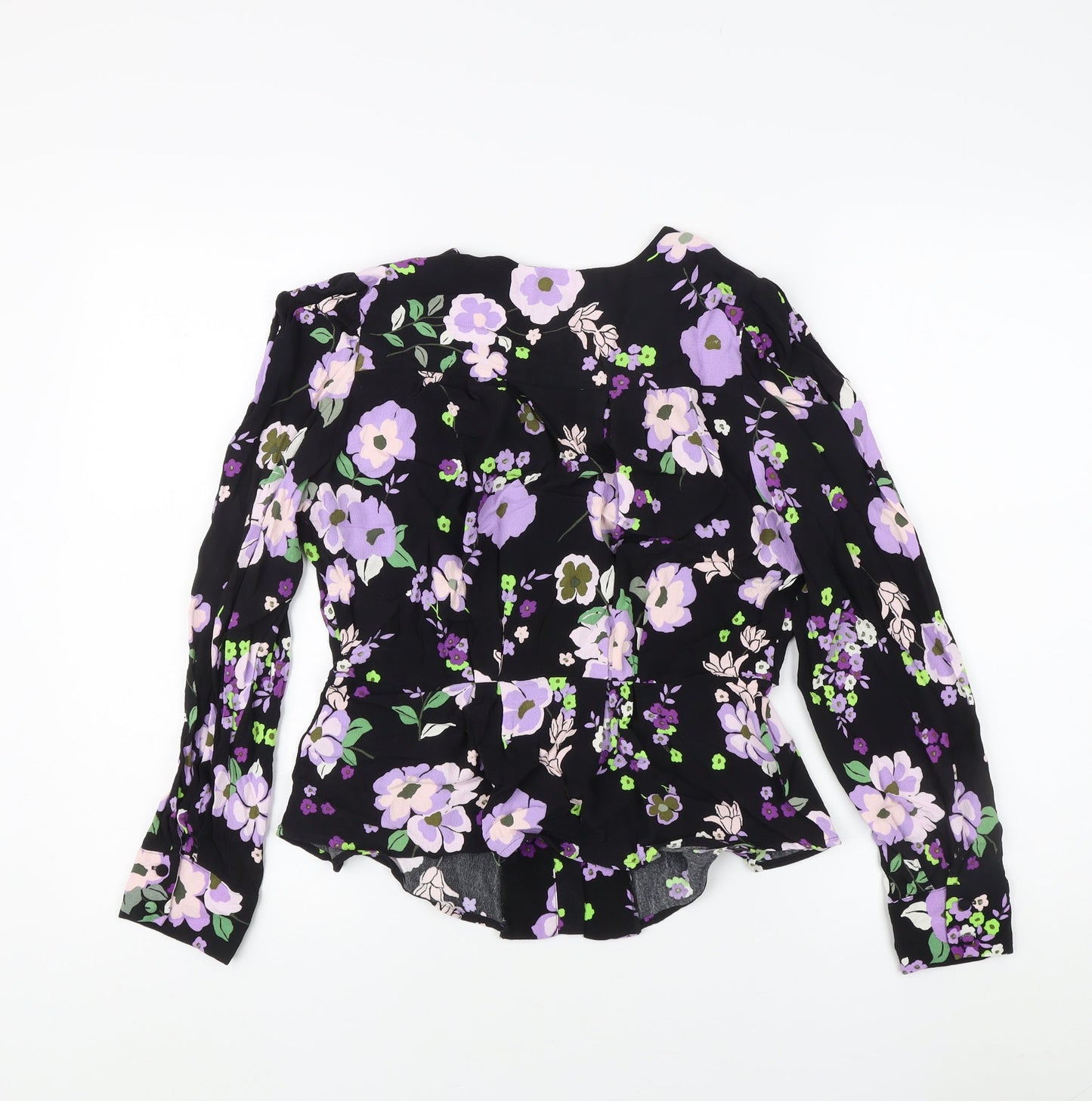 Womens UK Size 12 Marks and Spencer Multicoloured Basic Blouse