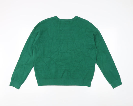 Womens UK Size L Tahari Green Pullover Jumper