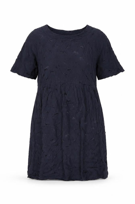Front view of ASOS Women Navy Shift Dress, size 6