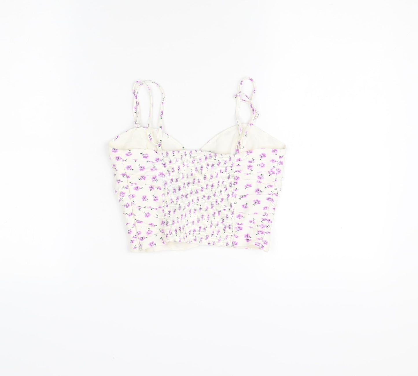 Womens UK Size XS Zara Multicoloured Camisole Tank