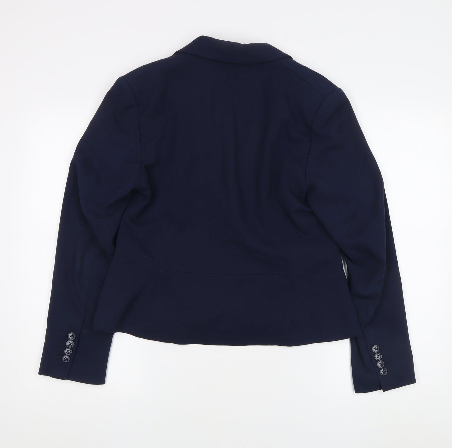 Marks and Spencer Women's Blue Suit Jacket Size 12