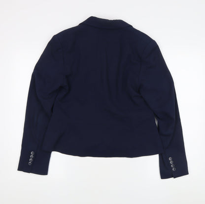 Marks and Spencer Women's Blue Suit Jacket Size 12