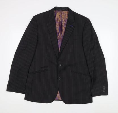 Mens UK Size 40 NEXT Regular Black Suit Jacket