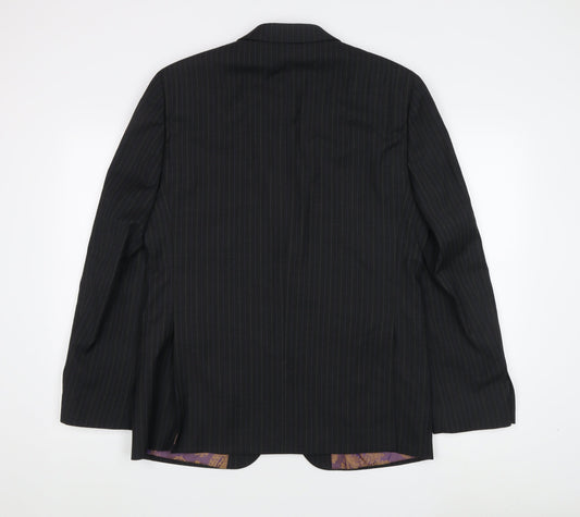 Mens UK Size 40 NEXT Regular Black Suit Jacket