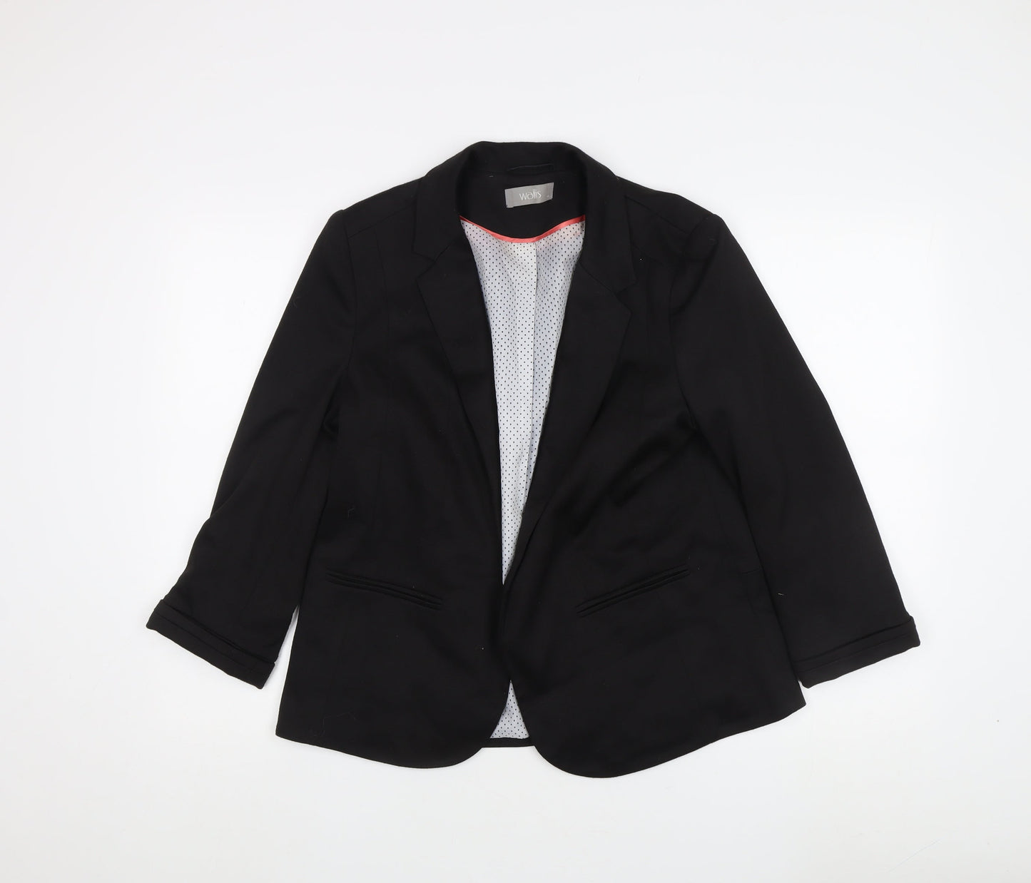 Wallis Women's Black Blazer Size 14