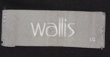 Wallis Women's Black Blazer Size 14