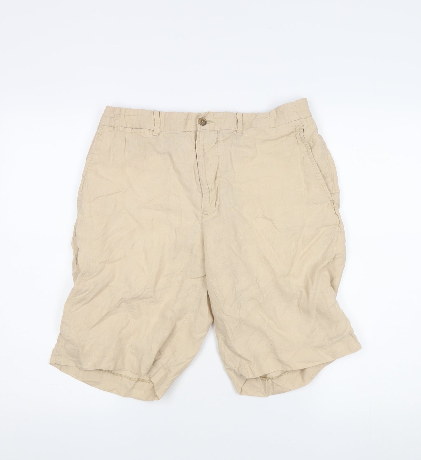 Bobby Jones Beige Chino Shorts Men Size 34