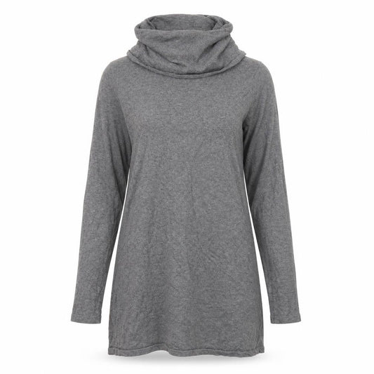Womens UK Size S Selection Grey Tunic Jumper