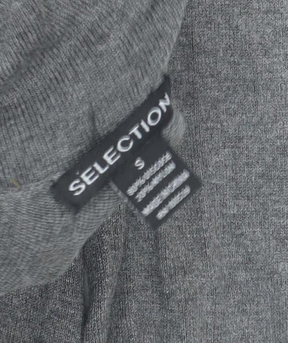 Womens UK Size S Selection Grey Tunic Jumper