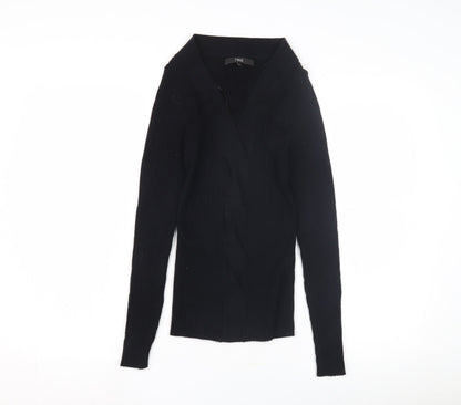 Womens UK Size XS NEXT Black Cardigan Jumper