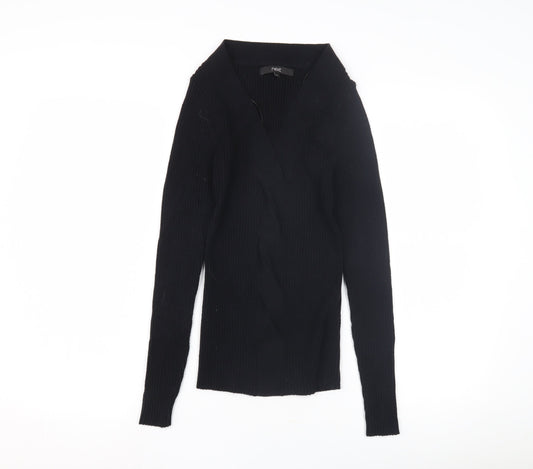 Womens UK Size XS NEXT Black Cardigan Jumper