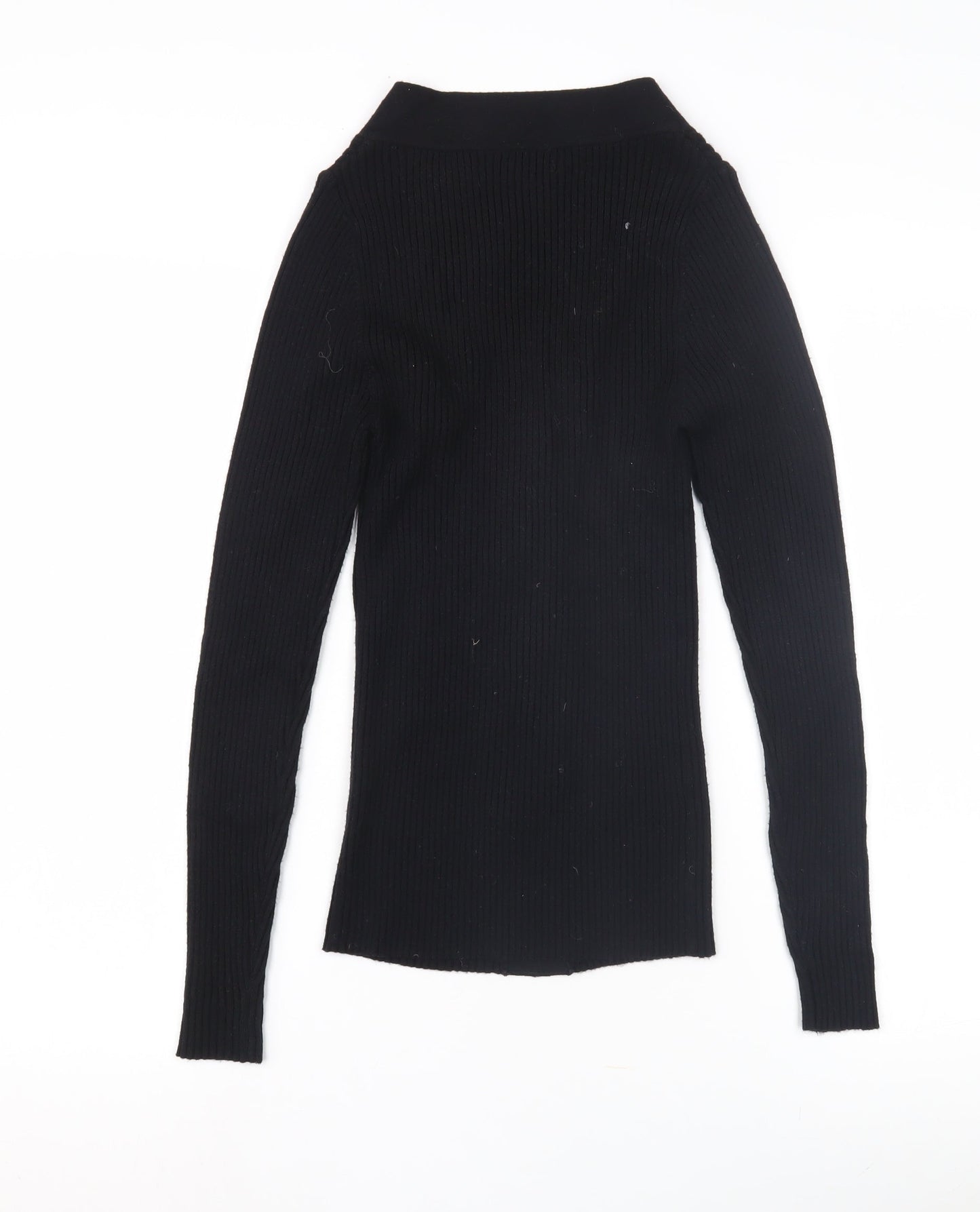 Womens UK Size XS NEXT Black Cardigan Jumper