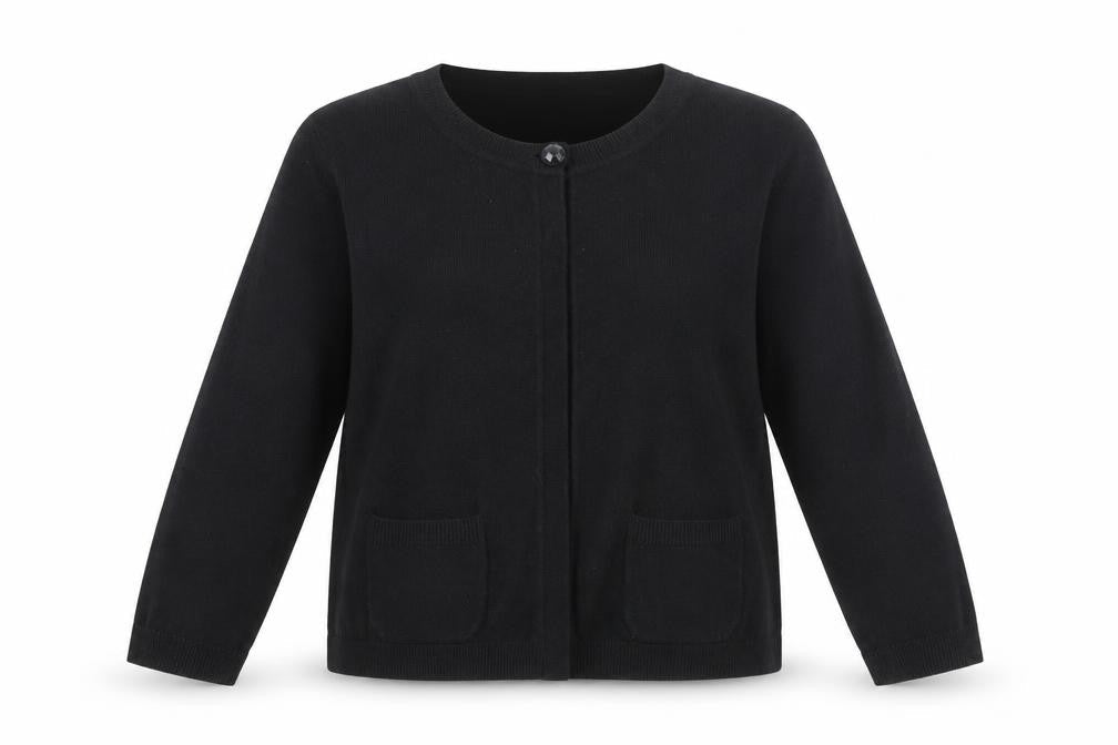 Womens UK Size 14 BHS Black Cardigan Jumper