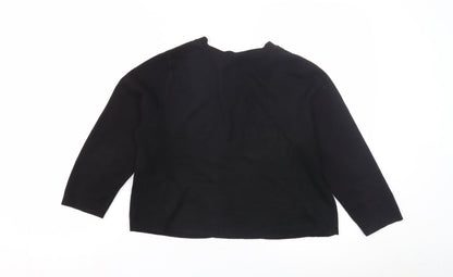 Womens UK Size 14 BHS Black Cardigan Jumper