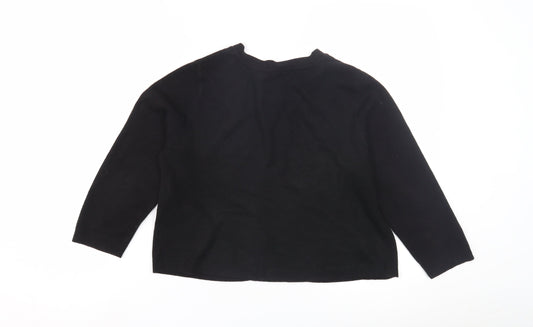 Womens UK Size 14 BHS Black Cardigan Jumper
