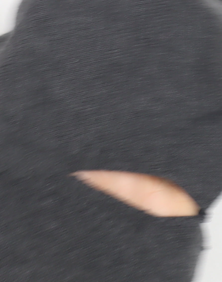 Marks and Spencer Men's Grey Cotton Pullover, Size L