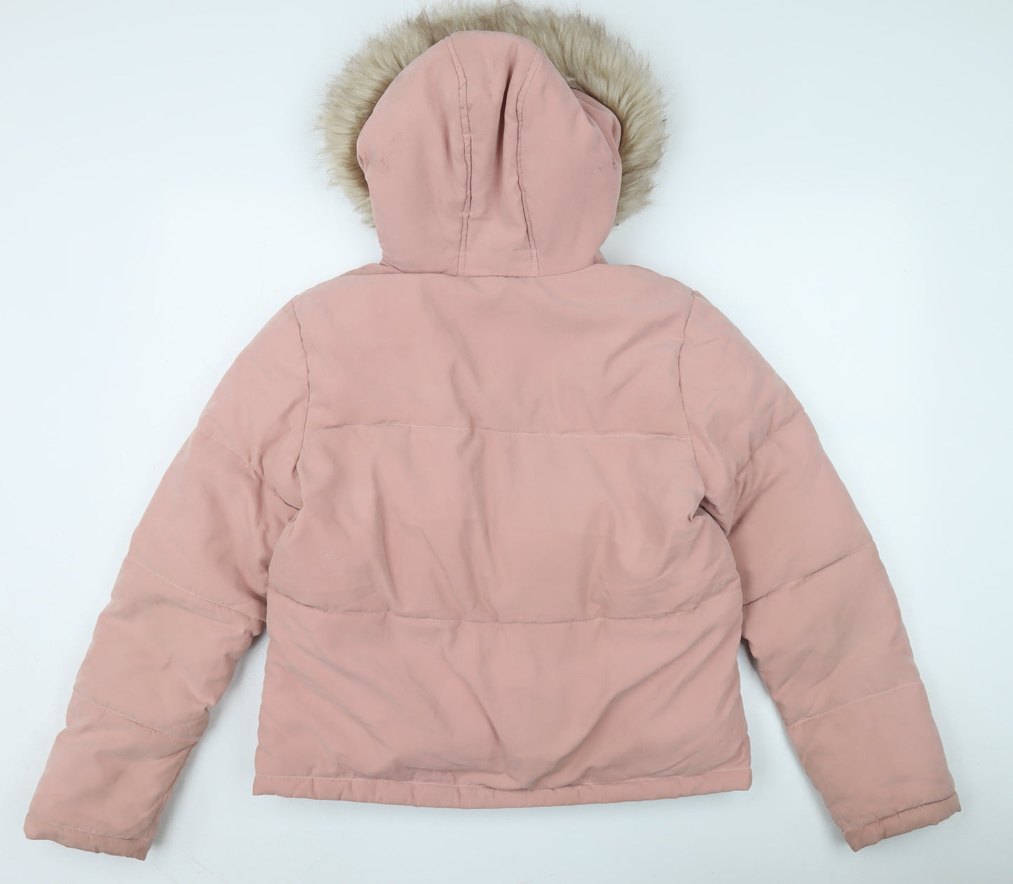 Womens UK Size 12 Select Pink Puffer Jacket