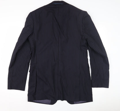 Mens UK Size 38 Marks and Spencer Regular Blue Suit Jacket