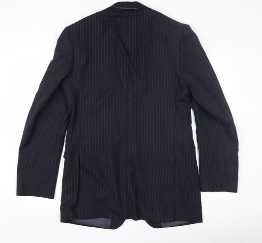 Mens UK Size 38 Marks and Spencer Regular Blue Suit Jacket