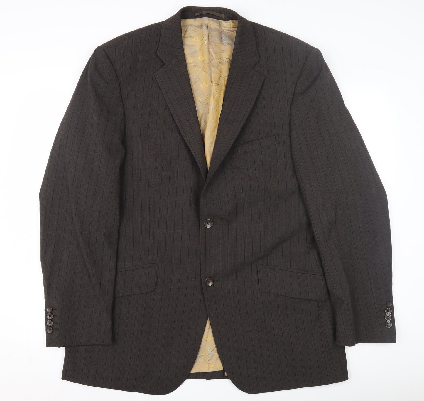 Mens UK Size 42 Remus Uomo Regular Brown Suit Jacket