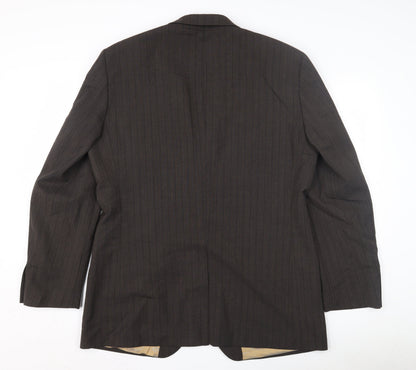 Mens UK Size 42 Remus Uomo Regular Brown Suit Jacket