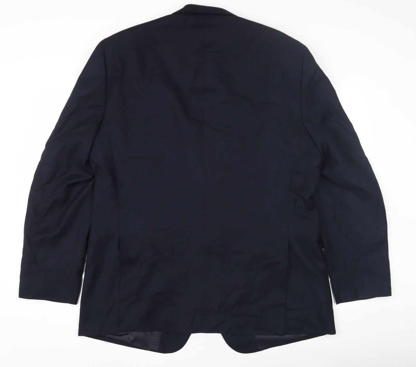 Marino Vicci Black Wool Men's Jacket UK 46 Classic Striped