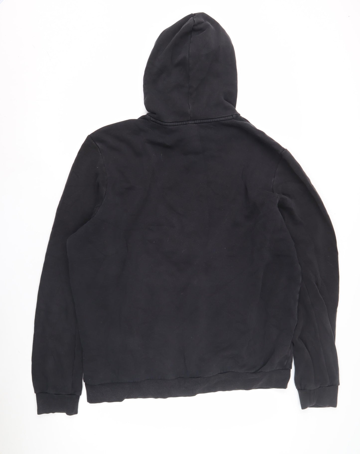 Adidas Men's Black XL Pullover Hoodie with Logo