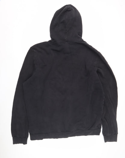 Adidas Men's Black XL Pullover Hoodie with Logo