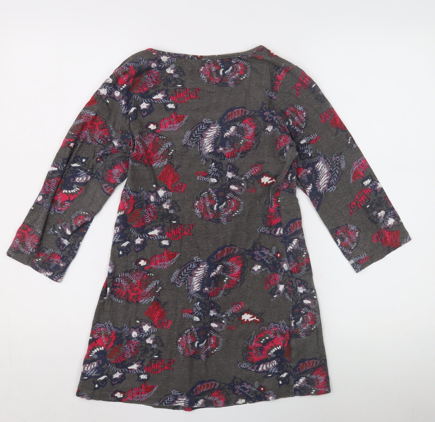 Faithful and True Women's Floral Tunic, Multicoloured, Size 8