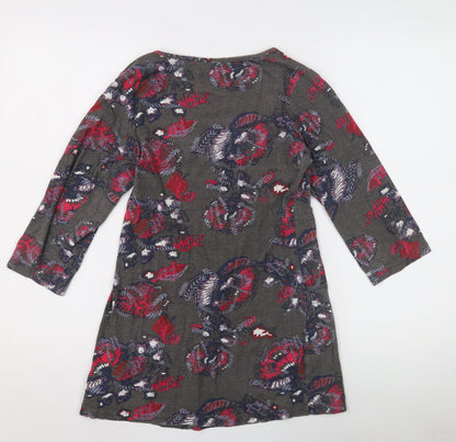 Faithful and True Women's Floral Tunic, Multicoloured, Size 8