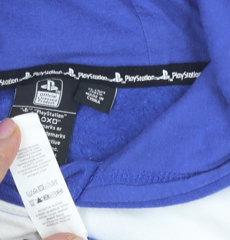 PlayStation Boys Blue Pullover Hoodie 4-5 Years