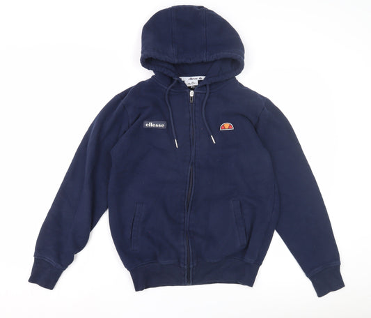 Ellesse Women's Blue Full Zip Hoodie UK 10