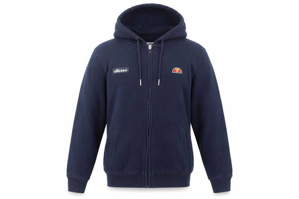 Womens UK Size 10 ellesse Blue Full Zip Hoodie