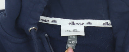 Ellesse Women's Blue Full Zip Hoodie UK 10
