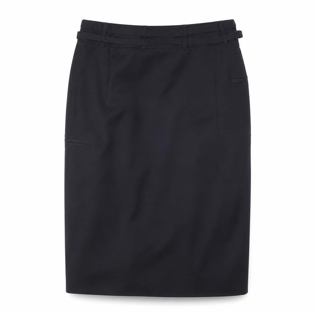 Womens UK Size 10 Oasis Straight & Pencil Twill Skirt