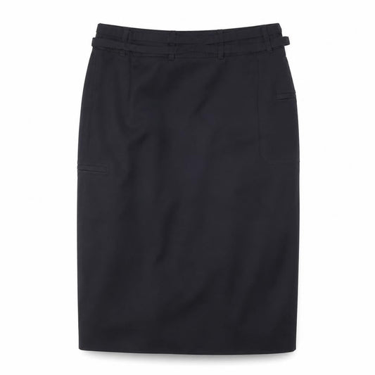Womens UK Size 10 Oasis Straight & Pencil Twill Skirt