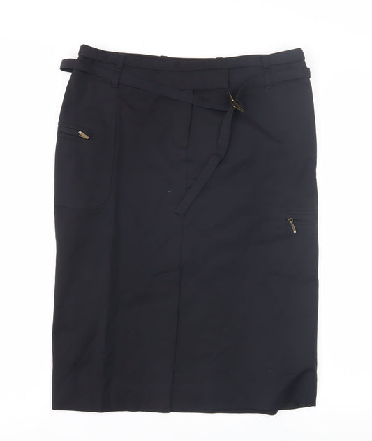 Oasis Women's Black Pencil Skirt Size 10