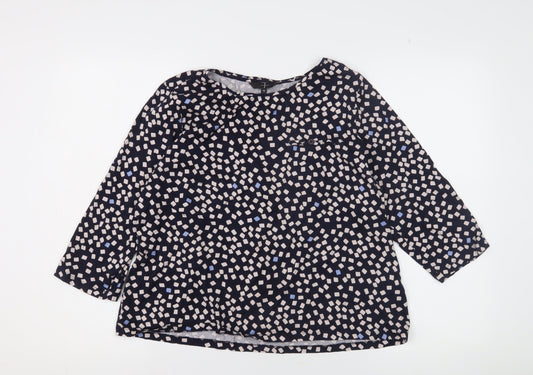 Jasper Conran Women's 3/4 Sleeve Geometric Top