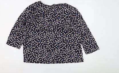 Jasper Conran Women's 3/4 Sleeve Geometric Top